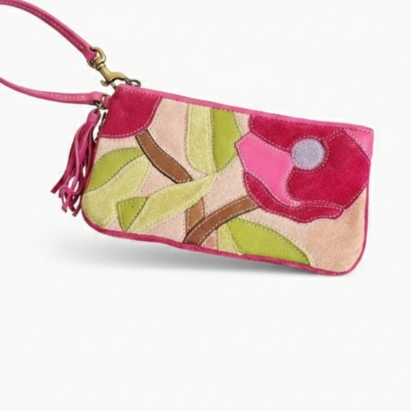 Coach Poppy for Peace Limited Edition Fkoral Wristlet Spring 2004 Collection